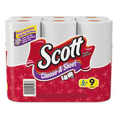 KIMBERLY CLARK Choose-A-Size Mega Roll  White  102/roll  6 Rolls/pack; UNIT OF MEASURE: PG