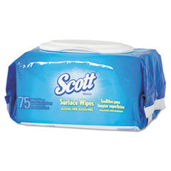 KIMBERLY CLARK Premoistened Surface Wipes  5.5in X 8.5in  White  75/pack; UNIT OF MEASURE: EA