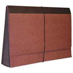 KLEER-FAX Reinforced Redrope Expanding Wallet  3 1/2in Expansion  Legal  Redrope  25/carton; UNIT OF MEASURE: BX