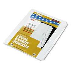 KLEER-FAX 80000 Series Blank Side Tab Divider Set  25-Tab  Letter  White  Unpunched; UNIT OF MEASURE: SE