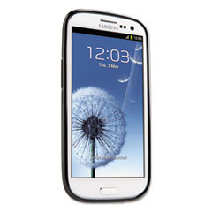 KENSINGTON Gel Case For Samsung Galaxy S3  Black; UNIT OF MEASURE: EA