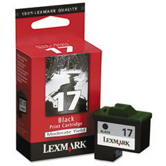 LEXMARK INT'L  INC. 10n0217 (17) Ink  210 Page-Yield  Black; UNIT OF MEASURE: EA
