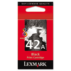 LEXMARK INT'L  INC. 18y0342 Ink  210 Page-Yield  Black; UNIT OF MEASURE: EA