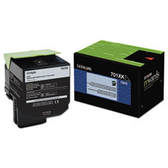 LEXMARK INT'L  INC. 70c1xko (lex-701xk) Extra High-Yield Toner  8000 Page-Yield  Black; UNIT OF MEASURE: EA