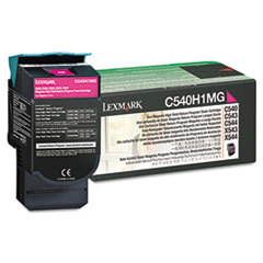 LEXMARK INT'L  INC. C540h1mg High-Yield Toner  2000 Page-Yield  Magenta; UNIT OF MEASURE: EA