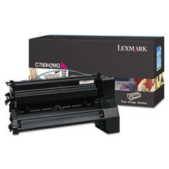 LEXMARK INT'L  INC. C780h2mg High-Yield Toner  10 000 Page-Yield  Magenta; UNIT OF MEASURE: EA
