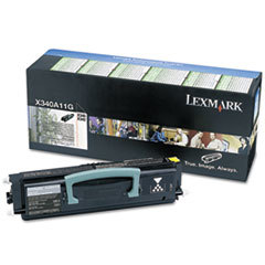LEXMARK INT'L  INC. X340a11g Toner  2 500 Page-Yield  Black; UNIT OF MEASURE: EA