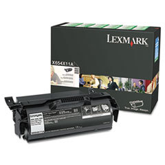 LEXMARK INT'L  INC. X654x11a Extra High-Yield Return Prgm Toner  36000 Pg-Yld  Black; UNIT OF MEASURE: EA