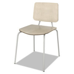 LINEA ITALIA Trento Line Sienna Stacking Wood Chair  Oatmeal  Stacks 6 High  2/carton; UNIT OF MEASURE: BX