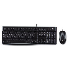 LOGITECH  INC. Mk120 Wired Desktop Set  Keyboard/mouse  Usb  Black; UNIT OF MEASURE: EA