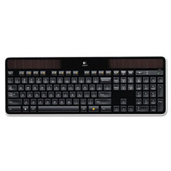 LOGITECH  INC. K750 Wireless Solar Keyboard  2.4 Ghz/30 Ft  Black; UNIT OF MEASURE: EA