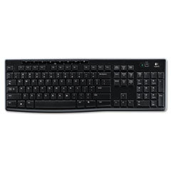 LOGITECH  INC. K270 Wireless Keyboard  Usb Unifying Receiver  Black; UNIT OF MEASURE: EA