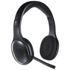 LOGITECH  INC. H800 Binaural Over-The-Head Wireless Headset  4 Ft Range  Black; UNIT OF MEASURE: EA
