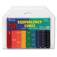 LEARNING RESOURCES Fraction Tower Activity Set  Math Manipulatives  For Grades 1-6; UNIT OF MEASURE: SE