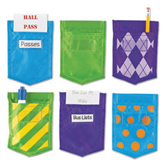 LEARNING RESOURCES Magnetic Mini Pockets Solids &amp; Patterns  4 X 5 1/2  6 Per Set; UNIT OF MEASURE: EA