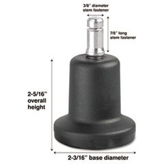 MASTER CASTER COMPANY High Profile Bell Glides  100 Lbs./glide  K Stem  5/set; UNIT OF MEASURE: SE