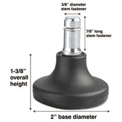 MASTER CASTER COMPANY Low Profile Bell Glides  100 Lbs./glide  K Stem  5/set; UNIT OF MEASURE: SE