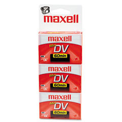 MAXELL CORP. OF AMERICA Premium Grade Mini Dv Video Cassette  60 Minutes; UNIT OF MEASURE: PG