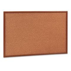 MEAD PRODUCTS Cork Bulletin Board  36 X 24  Oak Frame; UNIT OF MEASURE: EA