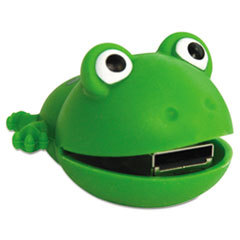 MEMOREX Fun Series Usb 2.0 Flash Drive  Frog  8 Gb; UNIT OF MEASURE: EA