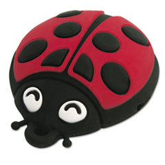 MEMOREX Fun Series Usb 2.0 Flash Drive  Ladybug  8 Gb; UNIT OF MEASURE: EA
