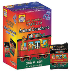 MARIGOLD HEALTHFOODS All Natural Animal Crackers  Vanilla  1 Oz Bag  40/box; UNIT OF MEASURE: BX
