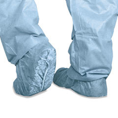 MEDLINE INDUSTRIES  INC. Polypropylene Non-Skid Shoe Covers  Large  Blue  100/box; UNIT OF MEASURE: BX