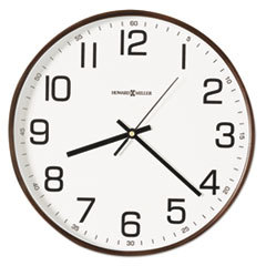 HOWARD MILLER CLOCK CO. Kenton Wall Clock  13in  Espresso; UNIT OF MEASURE: EA