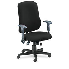 MAYLINE COMPANY Comfort Series Contoured Support Chair  Acrylic/poly Blend Fabric  Black; UNIT OF MEASURE: EA