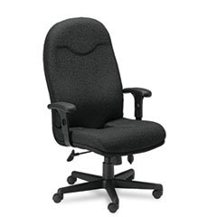 MAYLINE COMPANY Comfort Series Executive High-Back Chair  Black Fabric; UNIT OF MEASURE: EA
