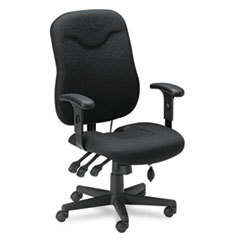 MAYLINE COMPANY Comfort Series Executive Posture Chair  Black Fabric; UNIT OF MEASURE: EA