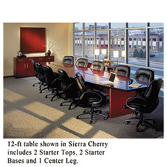 MAYLINE COMPANY Corsica Conference Series Modular Table Center Leg  Sierra Cherry; UNIT OF MEASURE: EA