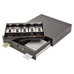 MMF INDUSTRIES Alarm Alert Steel Cash Drawer W/key/push-Button Release Lock  Black; UNIT OF MEASURE: EA