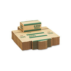 MMF INDUSTRIES Corrugated Cardboard Coin Transport Box  Lock  Green  50 Boxes/carton; UNIT OF MEASURE: BX