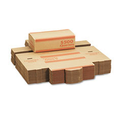 MMF INDUSTRIES Corrugated Cardboard Coin Transport Box  Lock  Orange  50 Boxes/carton; UNIT OF MEASURE: BX