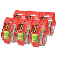 3M/COMMERCIAL TAPE DIV. Sure Start Packaging Tape  1.88in X 22.2yds  1 1/2in Core  Clear  6/pack; UNIT OF MEASURE: PG