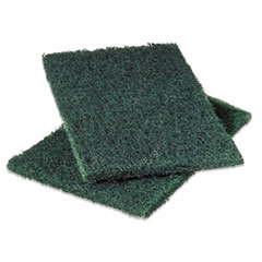 3M/COMMERCIAL TAPE DIV. Commercial Heavy-Duty Scouring Pad  Green  6 X 9  12/pack; UNIT OF MEASURE: DZ