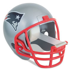 3M/COMMERCIAL TAPE DIV. Nfl Helmet Tape Dispenser  New England Patriots  Plus 1 Roll Tape 3/4in X 350in; UNIT OF MEASURE: EA