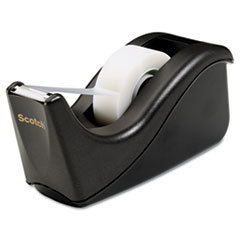 3M/COMMERCIAL TAPE DIV. Value Desktop Tape Dispenser  1in Core  Two-Tone Black; UNIT OF MEASURE: EA