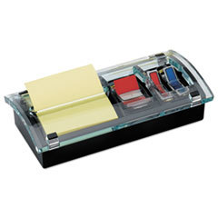 3M/COMMERCIAL TAPE DIV. Note And Flag Dispenser  3 X 3 Canary Notes And Assorted Flags  Black Dispenser; UNIT OF MEASURE: EA