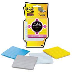 3M/COMMERCIAL TAPE DIV. Full Adhesive Notes  3 X 3  Ruled  Assorted New York Colors  4/pack; UNIT OF MEASURE: PG