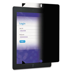3M DATA PRODUCTS Easy-On Privacy Filter  Ipad 2/3rd Gen/4th Gen  Portrait  Black; UNIT OF MEASURE: EA