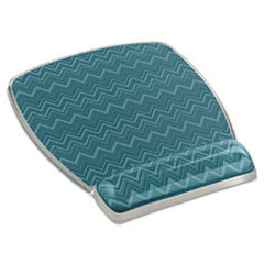 3M/COMMERCIAL TAPE DIV. Fun Design Clear Gel Mouse Pad Wrist Rest  6 4/5 X 8 3/5 X 3/4  Chevron Design; UNIT OF MEASURE: EA