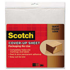 3M/COMMERCIAL TAPE DIV. Cover-Up Sheet  12 X 12  White  6/pk; UNIT OF MEASURE: PG