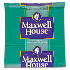 MAXWELL HOUSE Filter Packs  Decaffeinated Coffee  .7oz  100/carton; UNIT OF MEASURE: BX