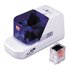 MAX USA CORP. Electronic Heavy Duty Flat Clinch Stapler  70-Sheet Capacity  Gray; UNIT OF MEASURE: EA