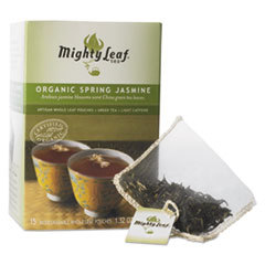 MIGHTY LEAF TEA CO Whole Leaf Tea Pouches  Organic Spring Jasmine  15/box; UNIT OF MEASURE: BX