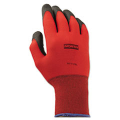 NORTH SAFETY PRODUCTS Northflex Red Foamed Pvc Gloves  Red/black  Size 9l  12 Pairs; UNIT OF MEASURE: DZ
