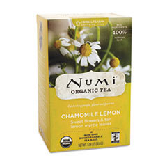 NUMI Organic Teas And Teasans  1.8oz  Chamomile Lemon  18/box; UNIT OF MEASURE: BX