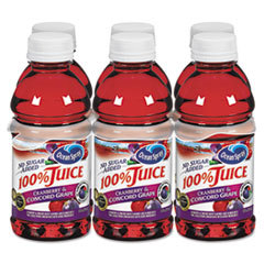 OCEAN SPRAY 100% Juice  Cranberry Grape  10oz Bottle  6/pack; UNIT OF MEASURE: PG